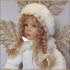 Снежная роскошь. Кукла Софьи и Генри Заверужински