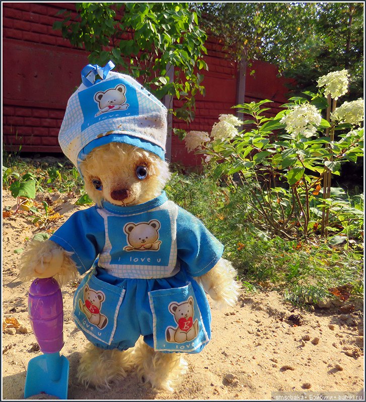 Мишка Михаэлла играет в песочнице | Бэйбики Мишка Михаэлла играет в песочнице (фото 7)