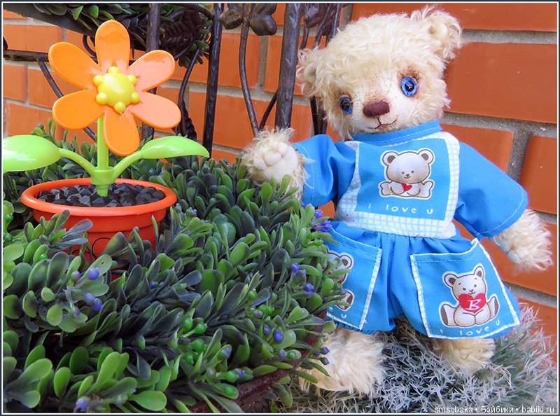 Мишка Михаэлла играет в песочнице | Бэйбики Мишка Михаэлла играет в песочнице