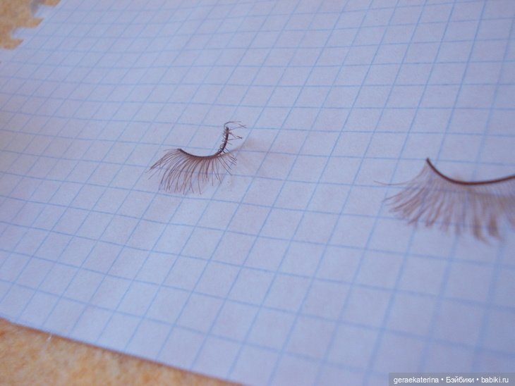 Как приклеить ресницы кукле (фото 10)