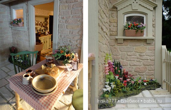 Кукольная миниатюра. Домики в стиле кантри от Pat Balags