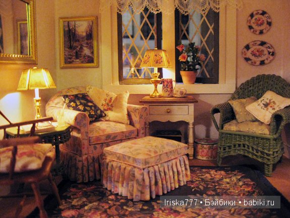 Кукольная миниатюра. Домики в стиле кантри от Pat Balags