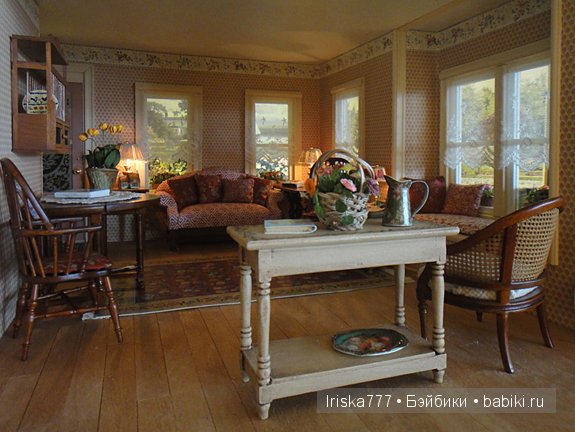 Кукольная миниатюра. Домики в стиле кантри от Pat Balags (фото 2)