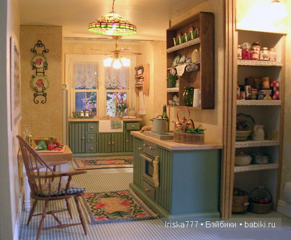 Кукольная миниатюра. Домики в стиле кантри от Pat Balags