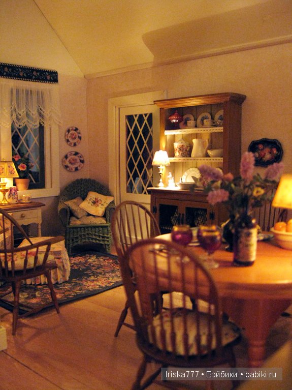 Кукольная миниатюра. Домики в стиле кантри от Pat Balags