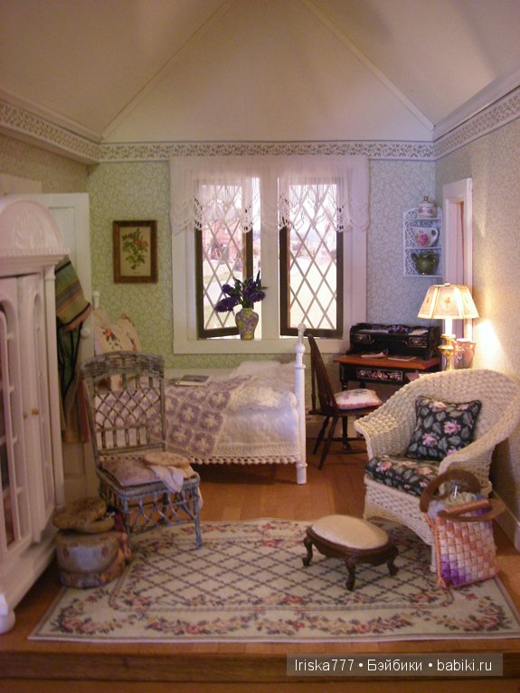 Кукольная миниатюра. Домики в стиле кантри от Pat Balags