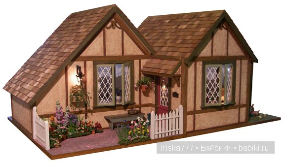 Кукольная миниатюра. Домики в стиле кантри от Pat Balags