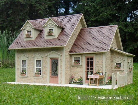 Кукольная миниатюра. Домики в стиле кантри от Pat Balags