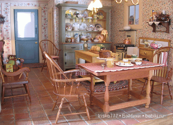 Кукольная миниатюра. Домики в стиле кантри от Pat Balags