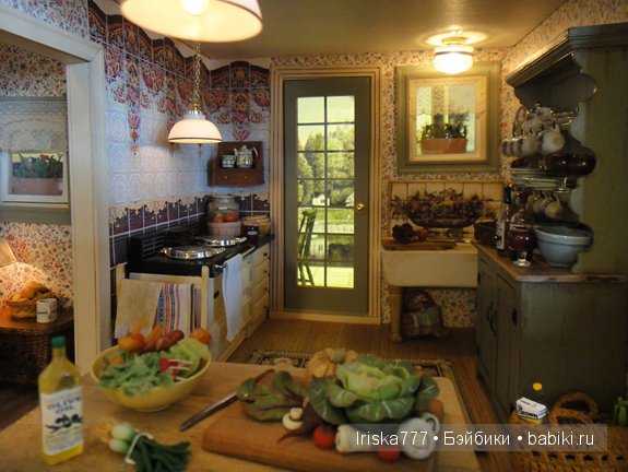 Кукольная миниатюра. Домики в стиле кантри от Pat Balags