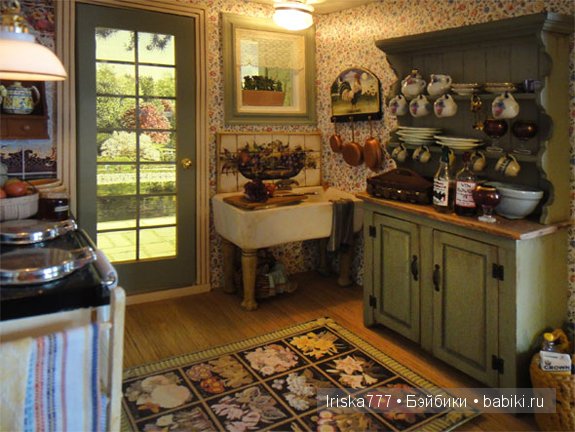 Кукольная миниатюра. Домики в стиле кантри от Pat Balags (фото 4)