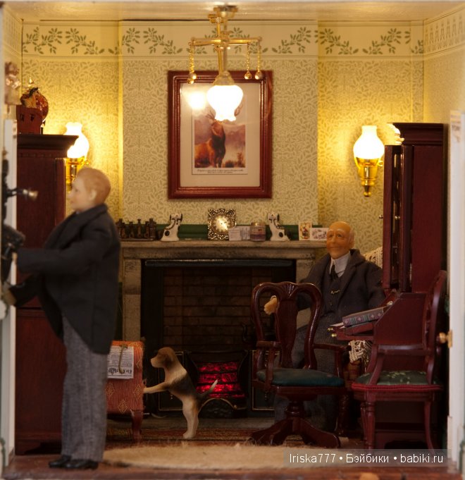 Миниатюрный отель в масштабе 1:12. Julie Jackson