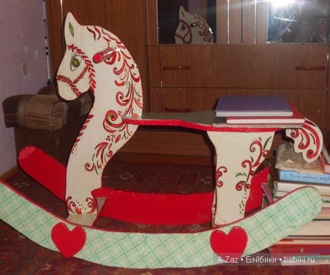 лошадка-качалка из фанеры,своими руками