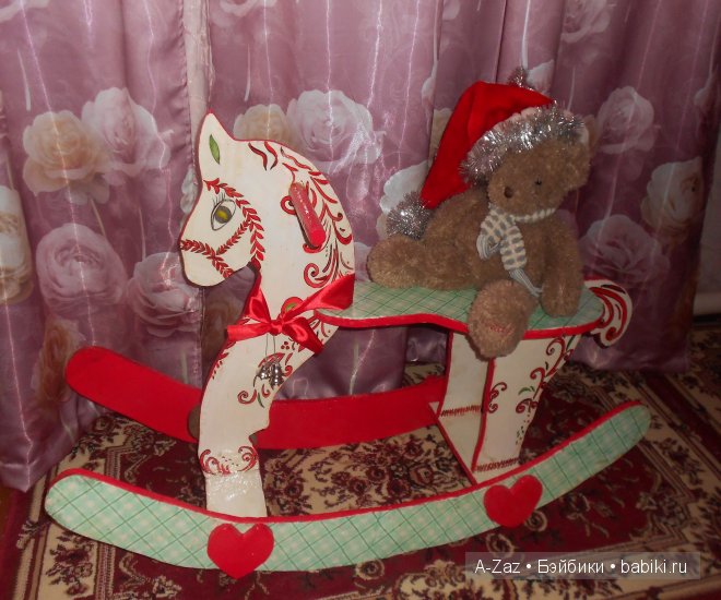 лошадка-качалка из фанеры,своими руками