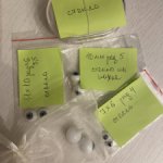 Разные глазки для БЖД 6-12 размер