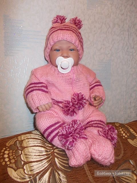 Утепляемся к осени! Тёплый костюмчик для куклы от Антонио Хуан (фото 8)