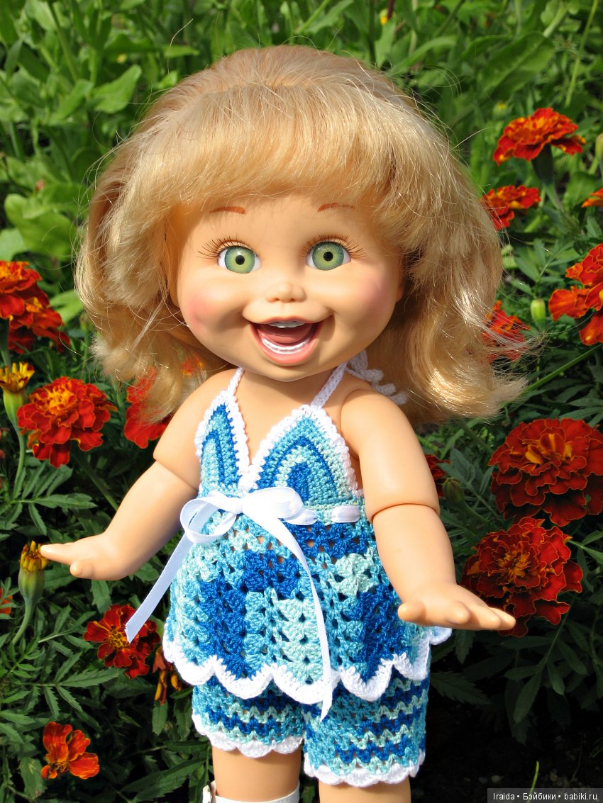 вязаная одежда для фейсинки. вязаные наряды для фейсинки. куклы galoob baby face. фейсинка пени. кукла galoob baby face.