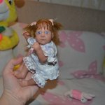 Любопытная ООАК малышка для Виктории. Авторская кукла Медведевой Ольги