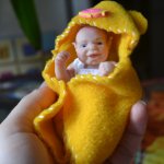 Эльфик, мини кукла ООАК Медведевой Ольги