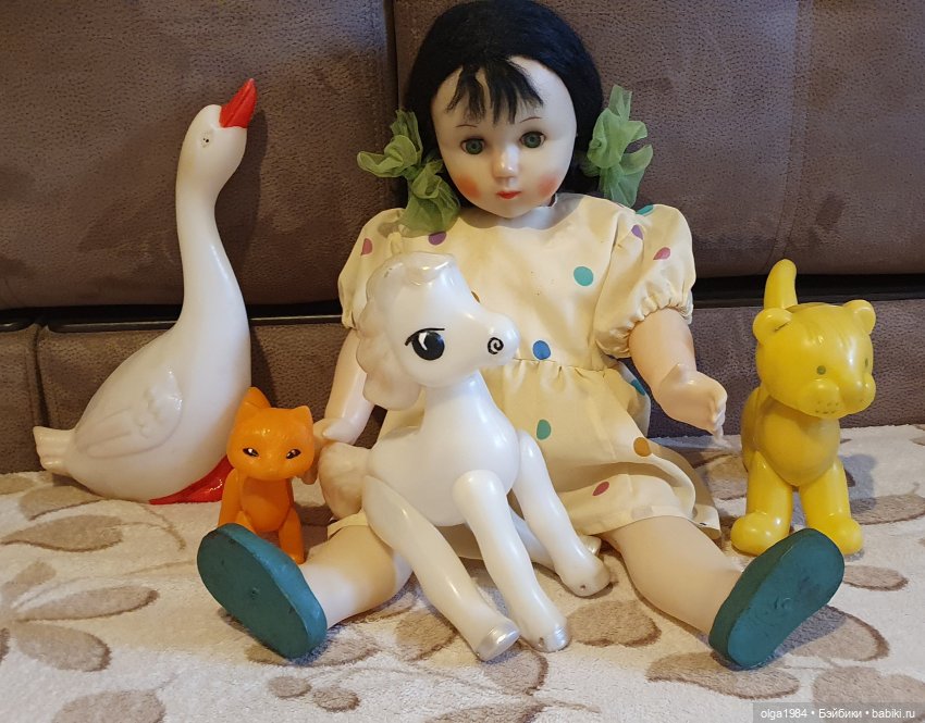Кукла СССР Светлана фабрики мягкой игрушки № 1 | Бэйбики Кукла СССР Светлана фабрики мягкой игрушки № 1 (фото 4)