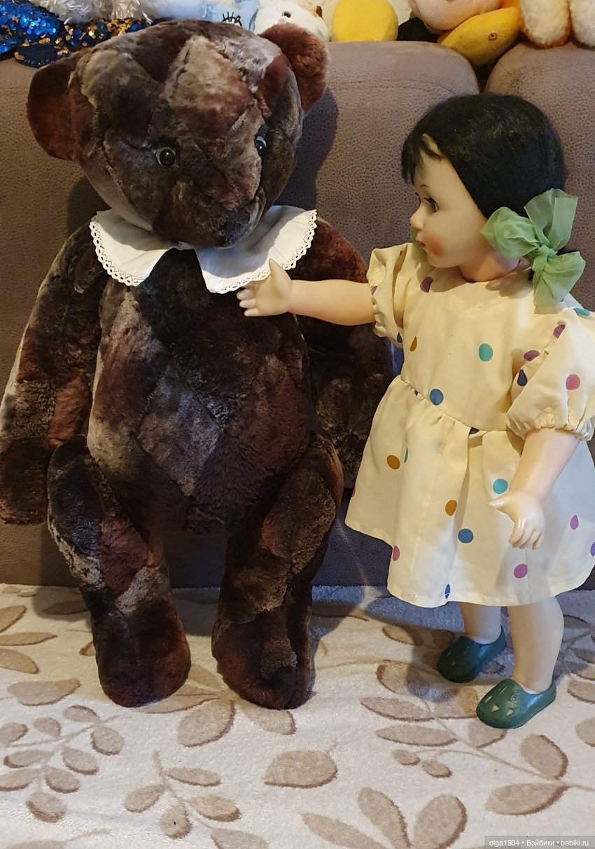 Кукла СССР Светлана фабрики мягкой игрушки № 1 | Бэйбики Кукла СССР Светлана фабрики мягкой игрушки № 1 (фото 7)