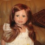 Смена парика для ростовых куколок от Моники Левениг