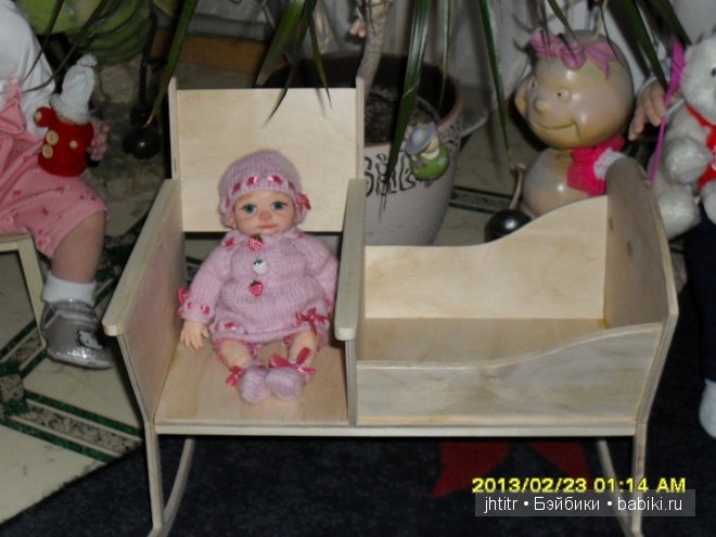 Кроватка для куклы Вареньки (фото 6)