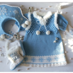 Готовим сани летом и не только.. Схемы для вязания - костюм снегурочки и другие модельки для кукол