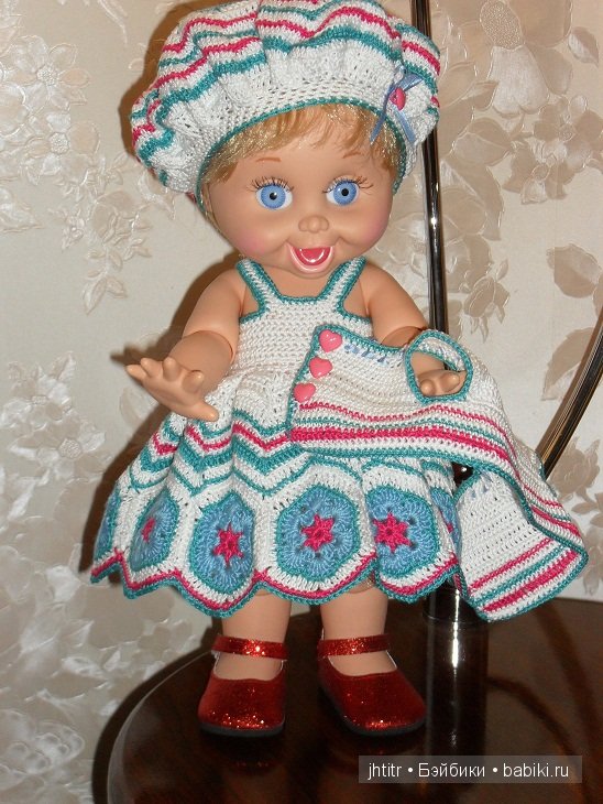 Учусь вязать крючком — Одежда и обувь для кукол своими руками: фото (фото 3)