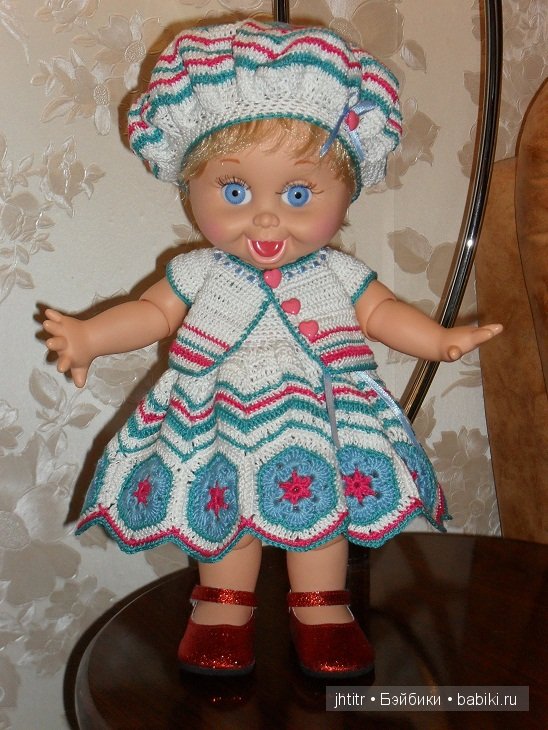 Учусь вязать крючком — Одежда и обувь для кукол своими руками: фото (фото 4)