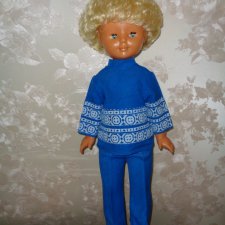Днепропетровская кукла   Женя ,одежда и обувь родные