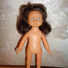 Куколка ГДР , тело пластик , остальное резина