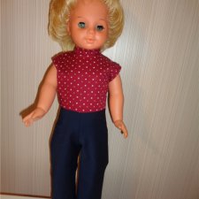 Куколка ГДР в наряде ручной работы сшитом по выкройке родного