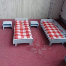 Спальня производства ГДР для ваших винтажных пупсиков ! 7 предметов