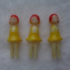 Куколки из колкого пластика без ручек