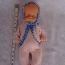 Полностью резиновый пупс ГДР Tebu Теоdor Buschbaum,полный комплект родной одежды