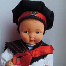 Пупс ГДР .Колкий пластик или целлулоид