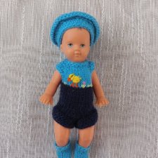 Комплект одежды для пупсика 10 см