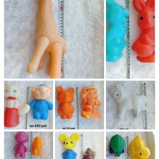 Игрушки из пластмассы СССР