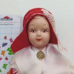 Целлулоидная кукла в финском наряде