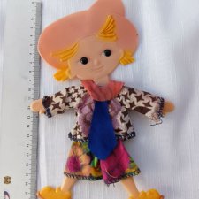 Плоская кукла Незнайка в родном