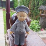 Кукла ГДР ,AHG ,полностью резиновая в комплекте одежды