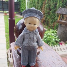 Кукла ГДР ,AHG ,полностью резиновая в комплекте одежды