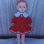 Кукла целлулоиднаяTECHNOPLAST Celluloid HORLAVE ЧССР 1950-ые г.г