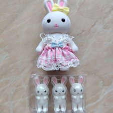 Зайчиха с детьми аналог Sylvanian families