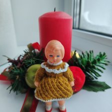 Куколка ГДР в комплекте ручной работы