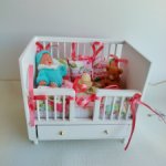 Кроватка для пупсиков