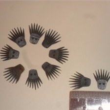 Ресницы пластиковые для кукол, 50р за пару.