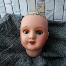Голова для куклы антикварной 9 см