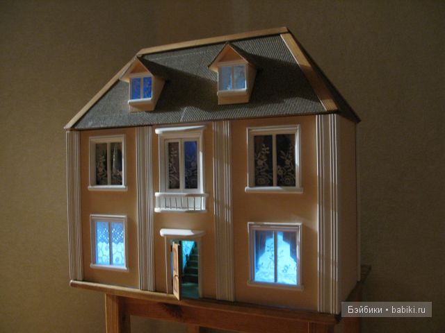 кукольный домик с освещением